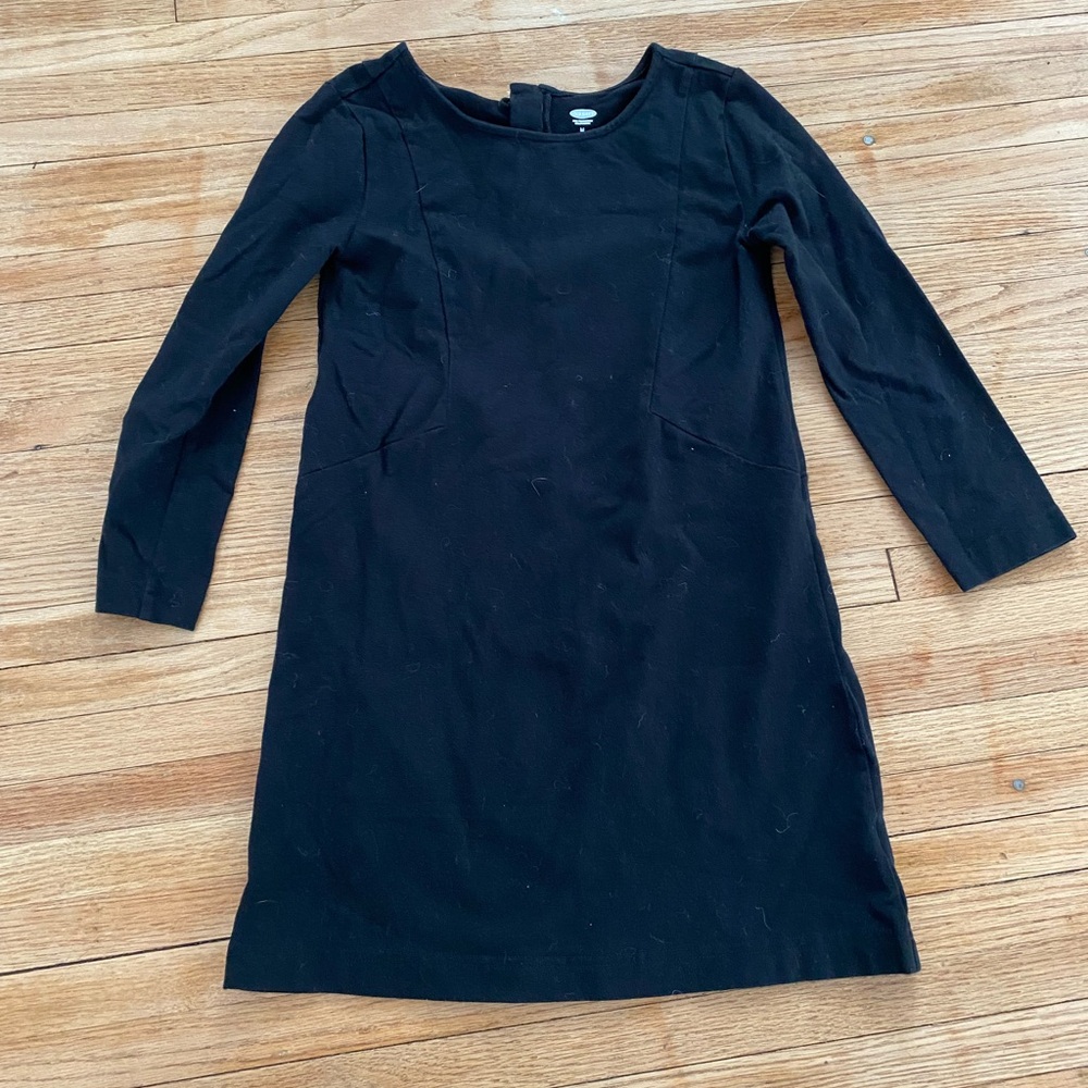 Elegant Black Long Sleeve Dress